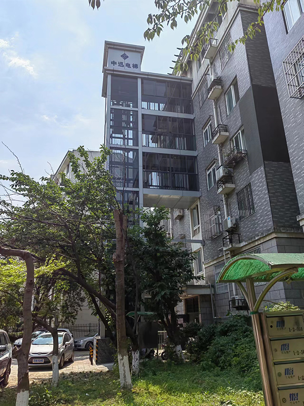 老樓裝新“梯”。蕪湖市住建局供圖